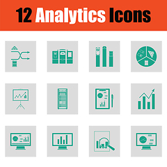 Image showing Analytics icon set