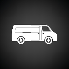 Image showing Commercial van icon