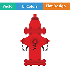 Image showing Fire hydrant icon