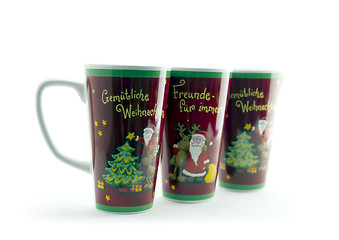 Image showing Christmas Cups