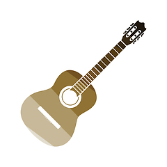 Image showing Acoustic guitar icon