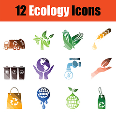 Image showing Ecology icon set