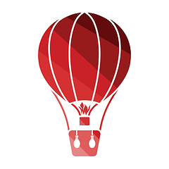 Image showing Hot air balloon icon