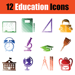 Image showing Education icon set