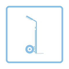 Image showing Warehouse trolley icon