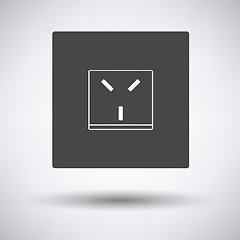 Image showing Israel electrical socket icon