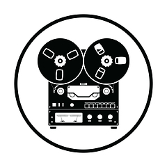 Image showing Reel tape recorder icon