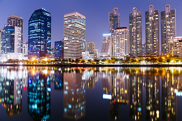 Image showing Bangkok city at night