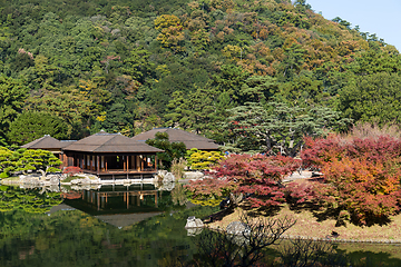 Image showing Traditional Ritsurin Garden in Japan