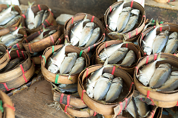 Image showing Mackerel fish in wet market