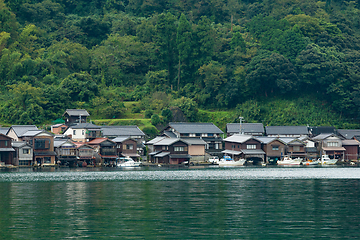 Image showing Harbour of Ine in Kyoto