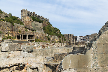 Image showing Hashima Island in Nagasaki city of Japan