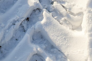 Image showing Road under the snow