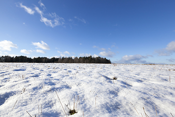 Image showing snow drift