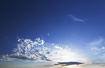 Image showing Blue sky and clouds