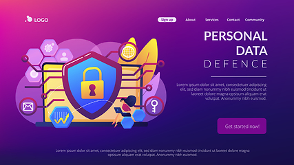 Image showing Privacy engineering concept landing page.