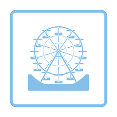 Image showing Ferris wheel icon