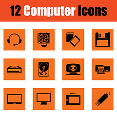 Image showing Set of computer icons