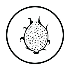 Image showing Icon of Dragon fruit