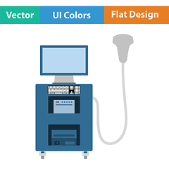 Image showing Ultrasound diagnostic machine icon