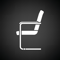 Image showing Guest office chair icon