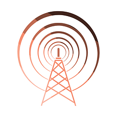 Image showing Radio antenna icon