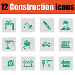 Image showing Construction icon set