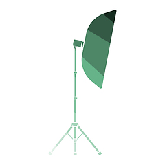 Image showing Icon of softbox light