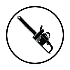 Image showing Chain saw icon