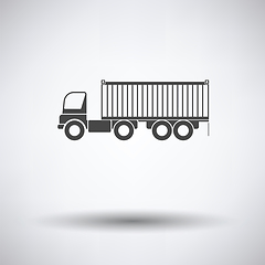 Image showing Container truck icon