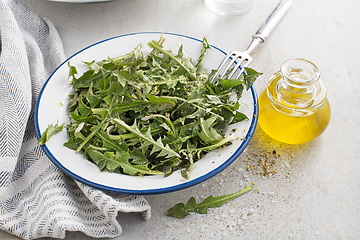 Image showing Dandelion salad	