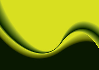 Image showing green wave blend