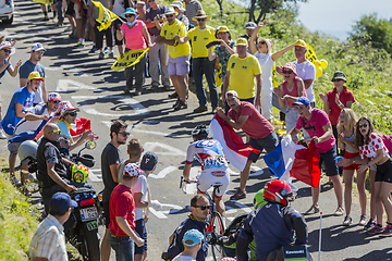 Image showing  The cyclist Steve Morabito - Tour de France 2016