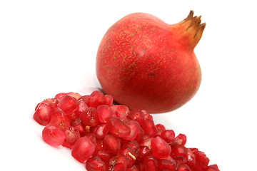 Image showing pomegranate and seeds