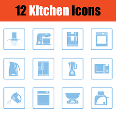Image showing Kitchen icon set