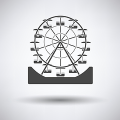 Image showing Ferris wheel icon