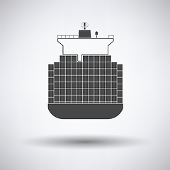 Image showing Container ship icon