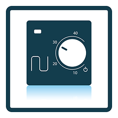 Image showing Warm floor wall unit icon