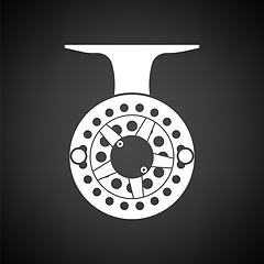 Image showing Icon of Fishing reel 