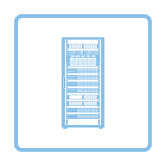 Image showing Server rack icon