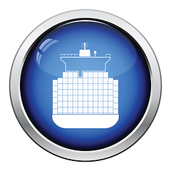 Image showing Container ship icon