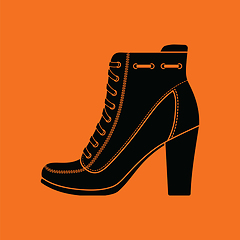 Image showing Ankle boot icon