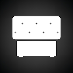 Image showing Bedroom pouf icon