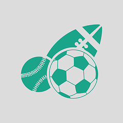 Image showing Sport balls icon