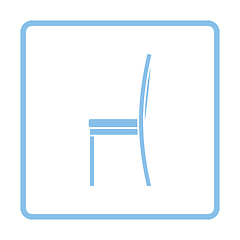 Image showing Modern chair icon