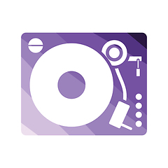 Image showing Vinyl player icon