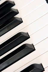 Image showing piano keys