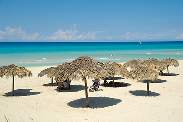 Image showing Exotic beach at Varadero Cuba