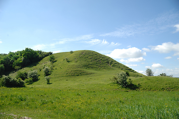 Image showing Green Landscape with hill