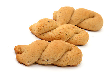 Image showing three cookies